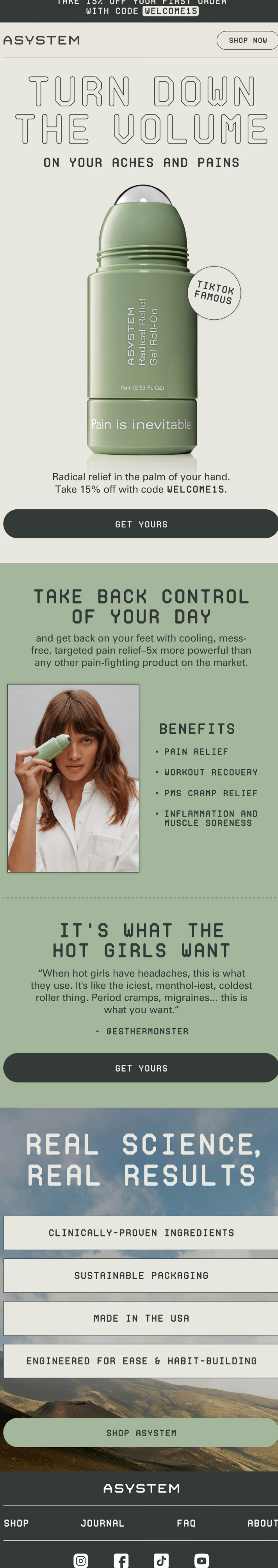 Wellness Email Design